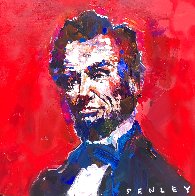 Abraham Lincoln 2019 42x42 Original Painting by Steve Penley - 0