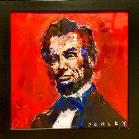 Abraham Lincoln 2019 42x42 Original Painting by Steve Penley - 1