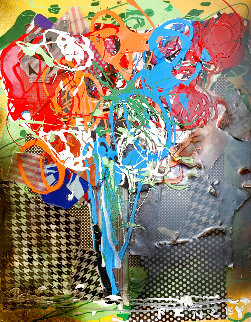 Floral 4 2015 20x16 Original Painting - Steve Penley Floral 4 2015 20x16 Original Painting - Steve Penley