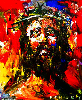 Jesus Christ 2007 36x30 Original Painting - Steve Penley Jesus Christ 2007 36x30 Original Painting - Steve Penley