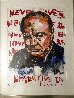 Churchill Never Give in 2010 Embellished Limited Edition Print by Steve Penley - 1