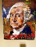 George Washington With His Favorite Quote 2009 30x24 Original Painting by Steve Penley - 1