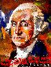 George Washington With His Favorite Quote 2009 30x24 Original Painting by Steve Penley - 0