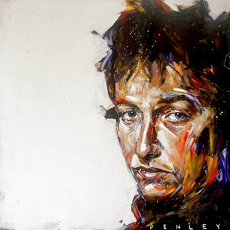 Dylan 2010 54x54 - Huge Original Painting - Steve Penley