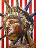 Statue of Liberty 2001 48x36 - Huge Original Painting by Steve Penley - 6