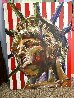 Statue of Liberty 2001 48x36 - Huge Original Painting by Steve Penley - 2