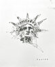 Statue of Liberty 2005 24x19 Drawing by Steve Penley - 0