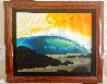 Lumahai at Sunset 21x25 - Hawaii Original Painting by Pepe Patrick Conley - 1