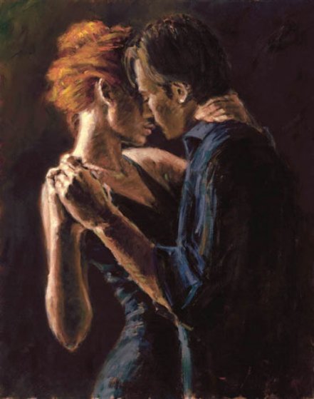 Baladas En Buenos Aires Embellished 2004 Limited Edition Print by Fabian Perez Baladas En Buenos Aires Embellished 2004 Limited Edition Print by Fabian Perez