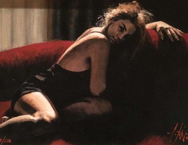 Rojo Sillan 2006 Limited Edition Print by Fabian Perez