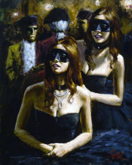 Venetian Cortesanas 2005 Limited Edition Print by Fabian Perez Venetian Cortesanas 2005 Limited Edition Print by Fabian Perez
