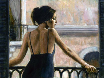 Balcony At Buenos Aires VI AP 2005 Limited Edition Print - Fabian Perez Balcony At Buenos Aires VI AP 2005 Limited Edition Print - Fabian Perez