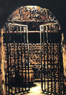 Wine Cellar AP 2000 Embellished Limited Edition Print - Fabian Perez Wine Cellar AP 2000 Embellished Limited Edition Print - Fabian Perez