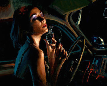 Glamour III 2018 Embellished Limited Edition Print - Fabian Perez Glamour III 2018 Embellished Limited Edition Print - Fabian Perez
