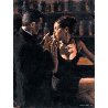 When the Story Begins 42x52 Huge Original Painting by Fabian Perez - 3