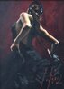 Dancer in Black Dress 2010 25x22 - Signed Twice Original Painting by Fabian Perez - 2 Dancer in Black Dress 2010 25x22 - Signed Twice Original Painting by Fabian Perez - 2