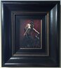 Dancer in Black Dress 2010 25x22 - Signed Twice Original Painting by Fabian Perez - 1 Dancer in Black Dress 2010 25x22 - Signed Twice Original Painting by Fabian Perez - 1
