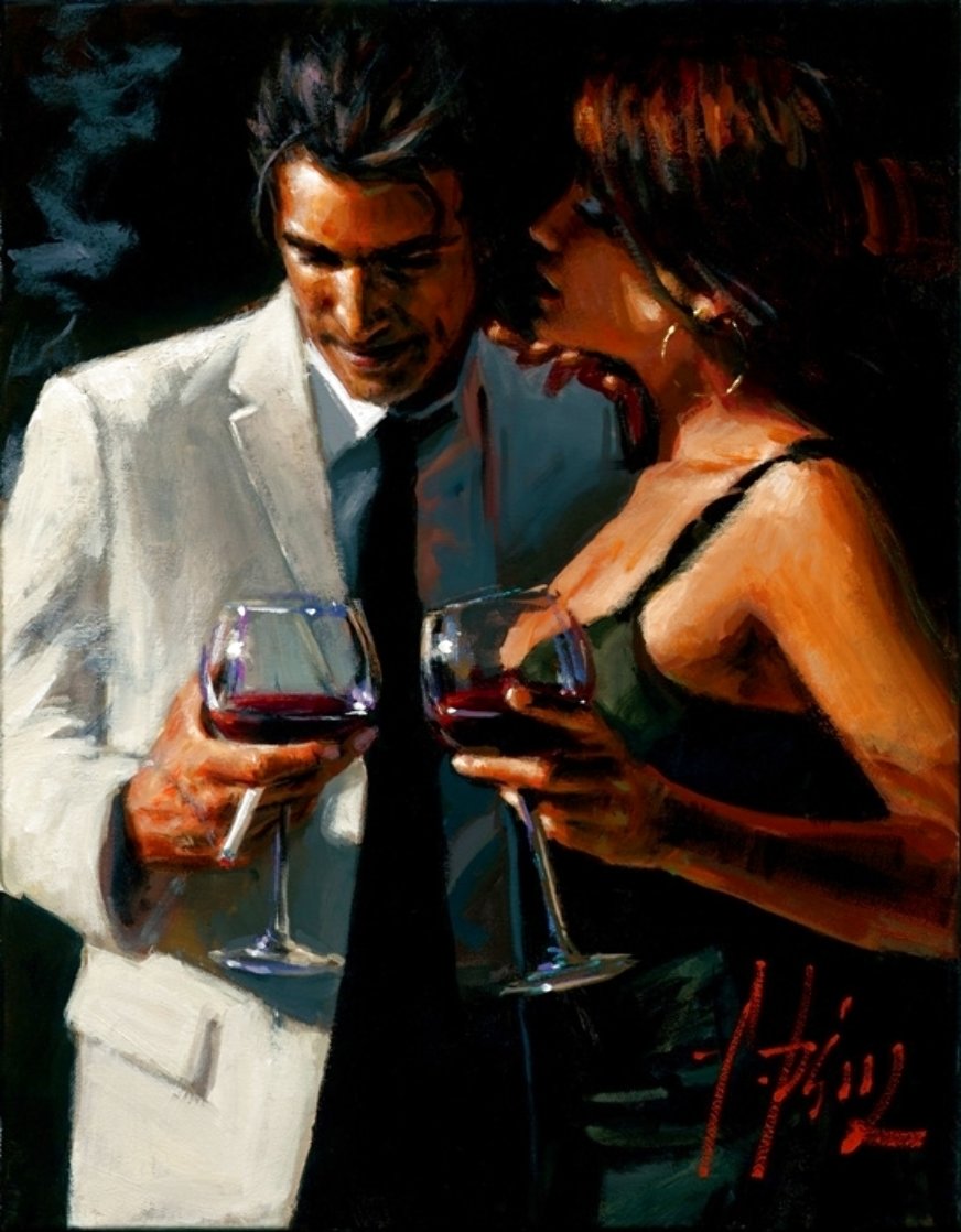 Proposal XII 2014 Embellished Limited Edition Print by Fabian Perez
