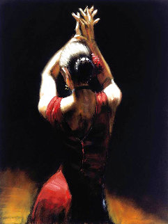 Flamenco Dancer 2002 AP Limited Edition Print - Fabian Perez Flamenco Dancer 2002 AP Limited Edition Print - Fabian Perez