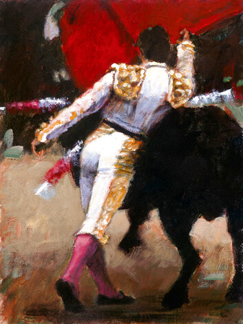 Pase de Pecho AP 2002 - Bullfight Limited Edition Print - Fabian Perez