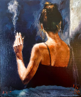 Brunette AP 2002 Limited Edition Print - Fabian Perez Brunette AP 2002 Limited Edition Print - Fabian Perez