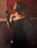 Sensual Touch in the Dark II AP 2007 - Giclee on Board Limited Edition Print by Fabian Perez - 1
