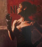 Sensual Touch in the Dark II AP 2007 - Giclee on Board Limited Edition Print by Fabian Perez - 2