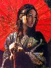 Michiko II Embellished - Huge Limited Edition Print by Fabian Perez - 0