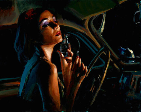 Glamour III 2018 Embellished Limited Edition Print - Fabian Perez