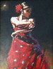 Celine Con Lunares Blancos 2011 12x9 Original Painting by Fabian Perez - 0 Celine Con Lunares Blancos 2011 12x9 Original Painting by Fabian Perez - 0