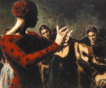 Study For Flamenco (V) AP 2006 Limited Edition Print - Fabian Perez Study For Flamenco (V) AP 2006 Limited Edition Print - Fabian Perez