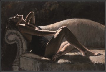 Paola on the Couch 2007 Limited Edition Print - Fabian Perez Paola on the Couch 2007 Limited Edition Print - Fabian Perez