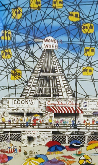 Wonder Wheel 1990 Limited Edition Print by Linnea Pergola Wonder Wheel 1990 Limited Edition Print by Linnea Pergola