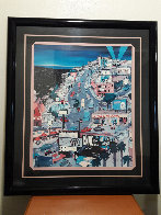 Sunset Over Sunset 1991 Hollywood Ca 1992 Limited Edition Print by Linnea Pergola - 1 Sunset Over Sunset 1991 Hollywood Ca 1992 Limited Edition Print by Linnea Pergola - 1