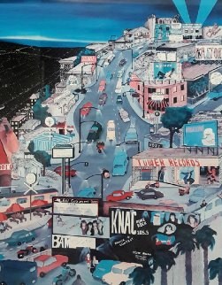 Sunset Over Sunset 1991 Hollywood Ca 1992 Limited Edition Print - Linnea Pergola Sunset Over Sunset 1991 Hollywood Ca 1992 Limited Edition Print - Linnea Pergola