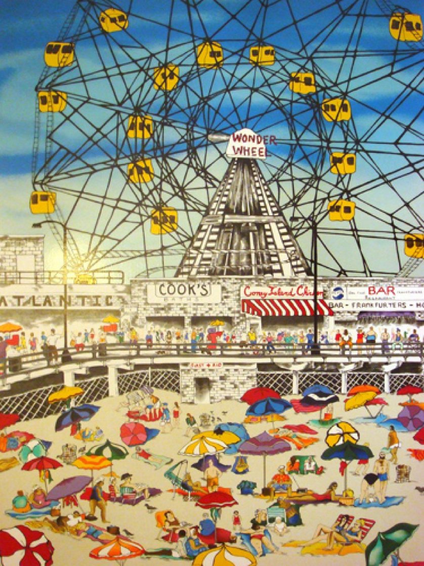 Wonder Wheel 1990 Limited Edition Print by Linnea Pergola Wonder Wheel 1990 Limited Edition Print by Linnea Pergola