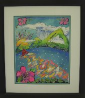 Mountain Rain 31x27 Original Painting by Linnea Pergola - 1 Mountain Rain 31x27 Original Painting by Linnea Pergola - 1