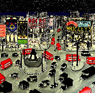 London 1943 Piccadilly Circus  PP 1990 Limited Edition Print by Linnea Pergola - 0