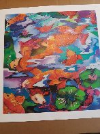Frolicking Koi Fish 2009 Limited Edition Print by Linnea Pergola - 1 Frolicking Koi Fish 2009 Limited Edition Print by Linnea Pergola - 1