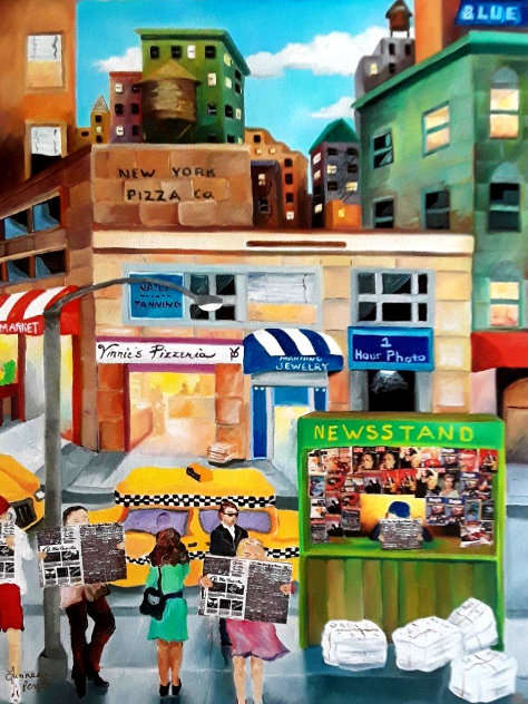 NY Newsstand - New York - NYC Limited Edition Print by Linnea Pergola