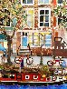 Amsterdam 2018 36x45 Huge - Nederlands Original Painting by Linnea Pergola - 2