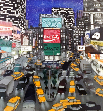 Signs of the Times 1990 - New York - NYC Times Square Limited Edition Print - Linnea Pergola
