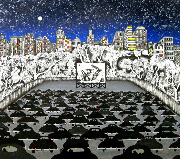 Rush Hour w Taxi Sculpture 1991 by Linnea Pergola - For Sale on
