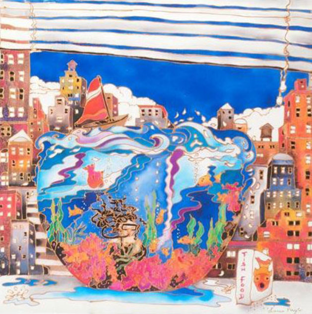 Fishbowl in NYC 2009 Limited Edition Print by Linnea Pergola