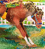 Rodeo 33x31 Original Painting by Linnea Pergola - 2