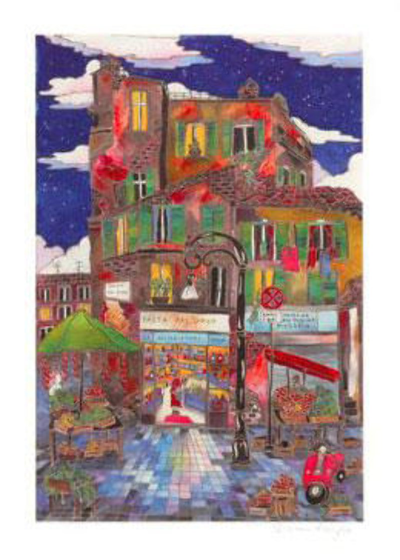 Le Petit Pont Suite of 4 Limited Edition Print by Linnea Pergola Le Petit Pont Suite of 4 Limited Edition Print by Linnea Pergola