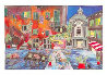 Le Petit Pont - Framed Suite of 4 Limited Edition Print by Linnea Pergola - 1