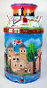 Favorite London Places 1985 23x13 Original Painting by Linnea Pergola - 0 Favorite London Places 1985 23x13 Original Painting by Linnea Pergola - 0