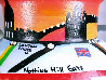 Favorite London Places 1985 23x13 Original Painting by Linnea Pergola - 1 Favorite London Places 1985 23x13 Original Painting by Linnea Pergola - 1