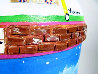 Favorite London Places 1985 23x13 Original Painting by Linnea Pergola - 3 Favorite London Places 1985 23x13 Original Painting by Linnea Pergola - 3
